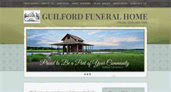 Desktop Screenshot of guilfordfuneralhome.com